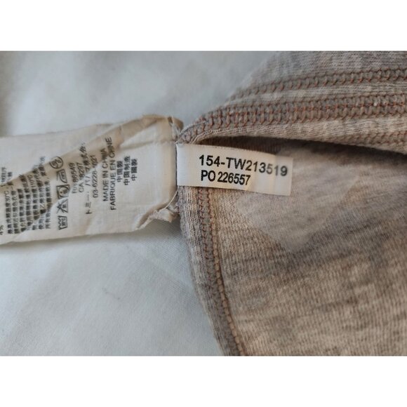 Tommy Bahama Women's Light Orange 1/4 Zip Mock Neck Raglan Sleeve Sweatshirt L/G - Picture 7 of 10